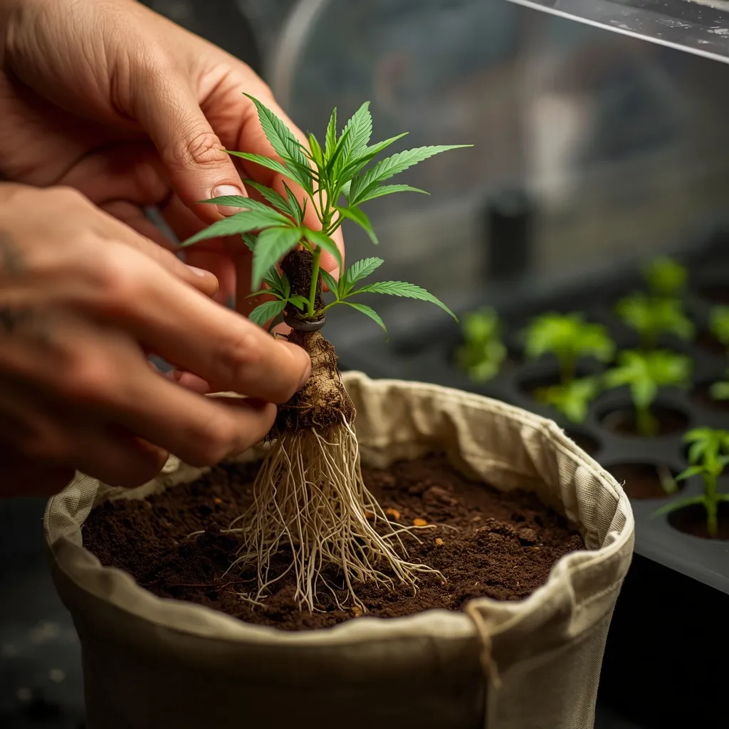 How to Transplant Cannabis Seedlings Without Shock